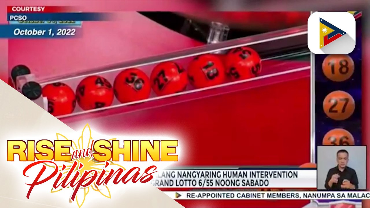PCSO, nanindigang walang nangyaring human intervention sa draw ng Grand