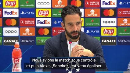 Groupe D - Amorim : "Nous devons apprendre de ces moments"