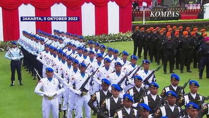 [Full] Pidato dan Amanat Lengkap Presiden Jokowi di HUT ke-77 TNI