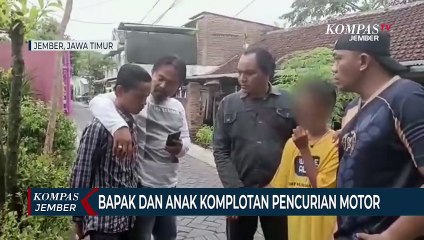 Bapak Ajak Dua Anaknya Curi Motor, Salah Satu Anaknya Masih SD