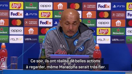 Groupe A - Spalletti : "Même Maradona serait très fier"