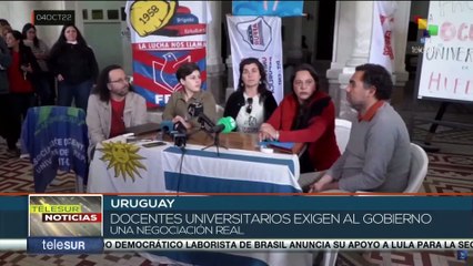 Universitarios uruguayos iniciaron una huelga indefinida