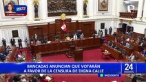 Renovación Popular, Avanza País y APP votarán a favor de censura contra Digna Calle