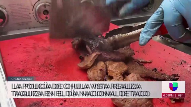 Hoy es el día nacional del taco y la policía de Chula Vista decidió realizar una taquiza comunitaria.