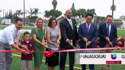 La comunidad de Stockton estrenará instalaciones recreativas que incluyen un campo de futbol soccer y un área de juegos.