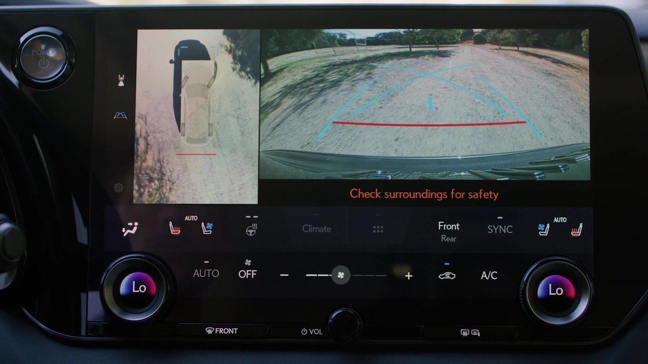 2023 Lexus RX 450h+ AWD Luxury in Nori Green Pearl Infotainment System