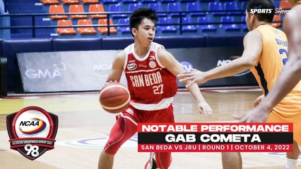 NCAA Season 98 | Notable Performance: Gab Cometa (JRU vs San Beda)