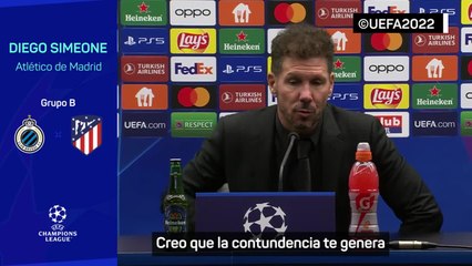BRUJAS 2 - ATLÉTICO DE MADRID 0 | SIMEONE analiza la derrota del Atleti | Diario AS