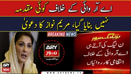 No case has been made against ARY, claims Maryam Nawaz