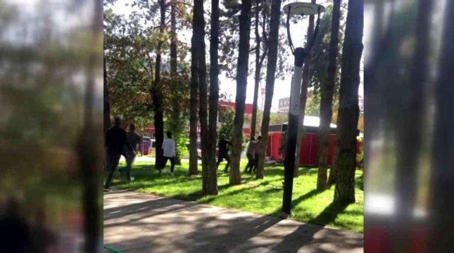 Son Dakika | İki grup arasındaki kavga cep telefonu kamerasına yansıdı