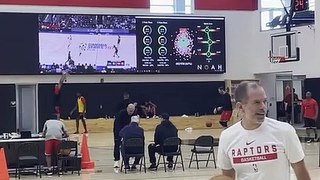 Raptors Debut State of the Art Screen at the OVO Athletic Centre