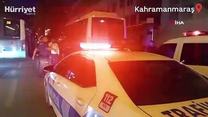 Kahramanmaraş'ta halk otobüsünün altında kalan yaşlı adam böyle kurtarıldı