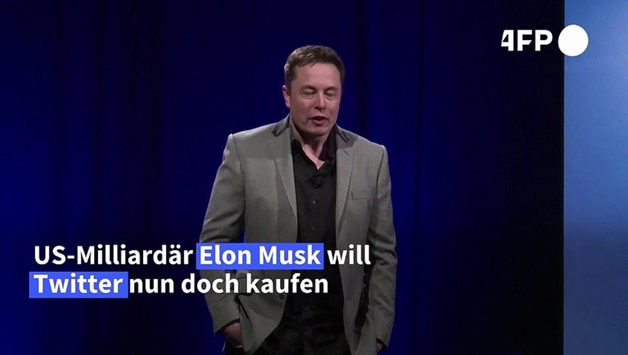 Musk will Twitter jetzt doch kaufen
