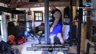 Aurélien est champion de France de strongman depuis 4 ans