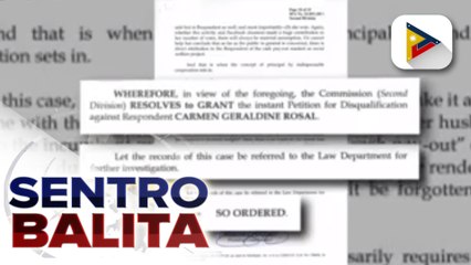 Comelec, mahigpit na tinututukan ang disqualification case at iba pang kasong nakabinbin sa kanila