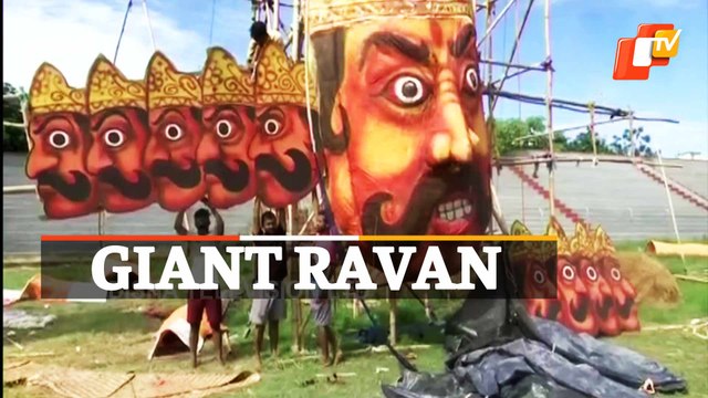 Ravan Dahan Durga Puja 2022 – Watch giant Ravan effigies ahead of their Dahan