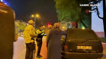 Polisin sürücü ile imtihanı: İşini öğretmeye kalktı