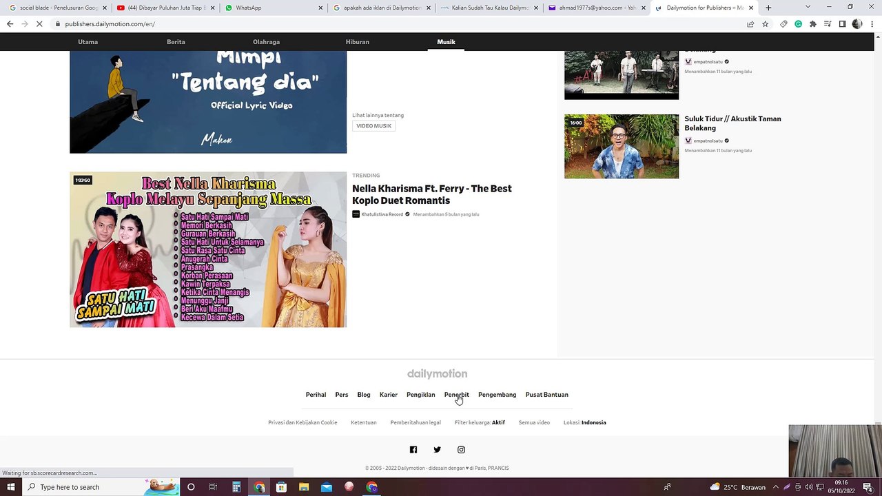 Cara Daftar Dailymotion