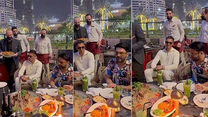 Kapil Sharma Dubai vacation Restaurant Video Viral,Camera से छिपाते दिखे ये चीज...| *Entertainment