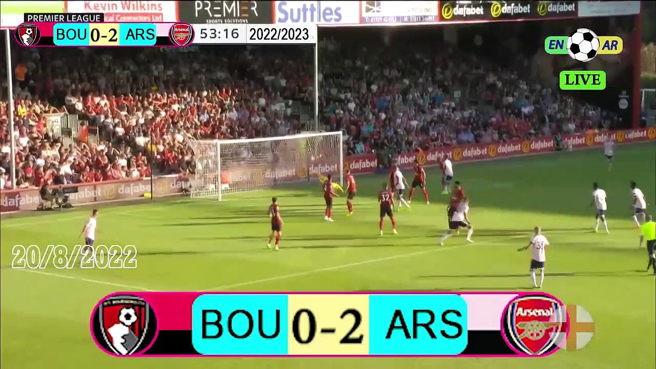 Arsenal 3-0 Bournemouth / بورنموث 0-3آرسنال -  English Premier League 2022 / 2023  الدوري الإنجليزي الممتاز