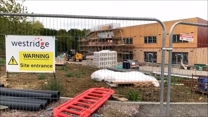 Construction of the Churchfield Business Centre in St Leonards on October 5 2022