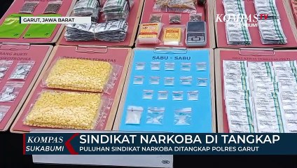 Puluhan Sindikat Narkoba DiTangkap Polres Garut