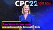 LIVE - Speech by Prime Minister of the United Kingdom Liz Truss at the Conservative Party Conference