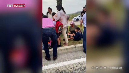 Adana'da okul servisi devrildi: 14'ü öğrenci 19 yaralı