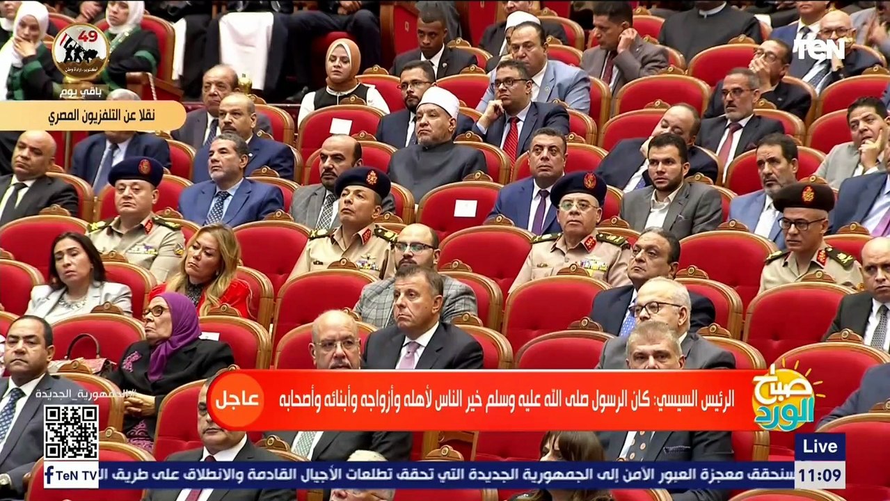 السيسي : من اهم الدروس التي نستلهمها من سيرة الرسول مواجهة الصعوبات بلا كلل أو ملل