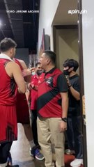 Take a peek inside a joyous Blackwater dugout after the shock win over a powerhouse SMB side #PBA