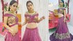 Urfi Javed Purple Lehenga Look Viral, दुल्हन बनकर बिखेरे जलवे |Boldsky*Entertainment