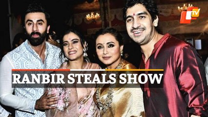 Ranbir Kapoor Cheered On Pandal During Navratri Ashtami