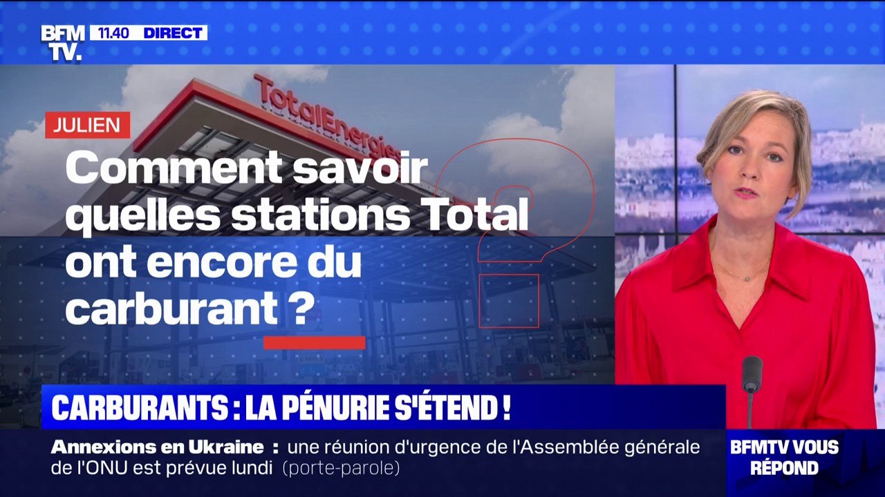 Comment savoir quelles stations Total ont encore du carburant? BFMTV répond à vos questions
