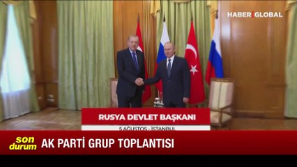 Erdoğan grup toplantısında o videoyu izletti