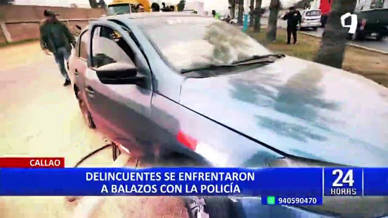 Callao: detienen a delincuentes que se enfrentaron a balazos con la Policía