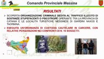 Traffico di droga all'ombra della mafia, arresti tra Catania e Messina