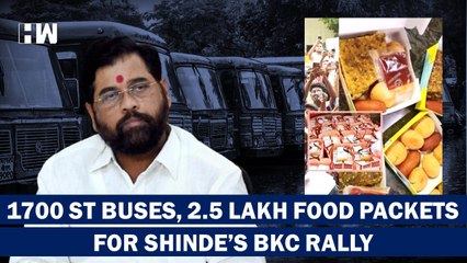 1700 Buses, 2.5 Lakh Food Packets For Shinde's BKC Rally, 25000 Supporters Expected At Uddhav's Dasara Rally