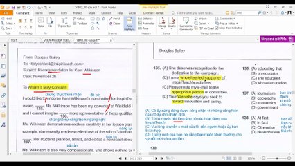 Hướng dẫn giải chi tiết YBM 3 | TEST 5 (Part 6)  [TOEIC 600+]