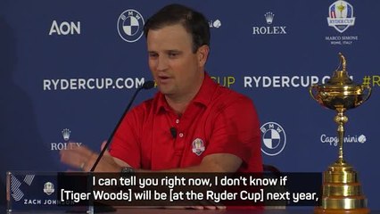 Tiger will play a part in the 2023 Ryder Cup, says Johnson