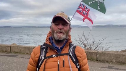 A Yorkshire Royal Navy veteran treks around the entire coast of Britain