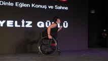 Milli sporcu Yeliz Güllü, kanser hastalığına dikkati çekmek için dans etti