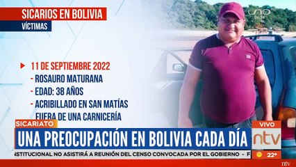 Ataques de sicarios y crimen organizado siembra terror en Bolivia.