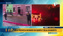 Rímac: Abuelita muere en incendio provocado por una vela que dejaba prendida a un santo