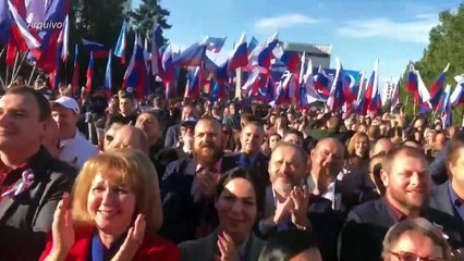 Скачать видео: Putin assina lei de anexação de regiões ucranianas