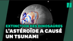 L'énorme tsunami provoqué par l'astéroïde responsable de l’extinction des dinosaures