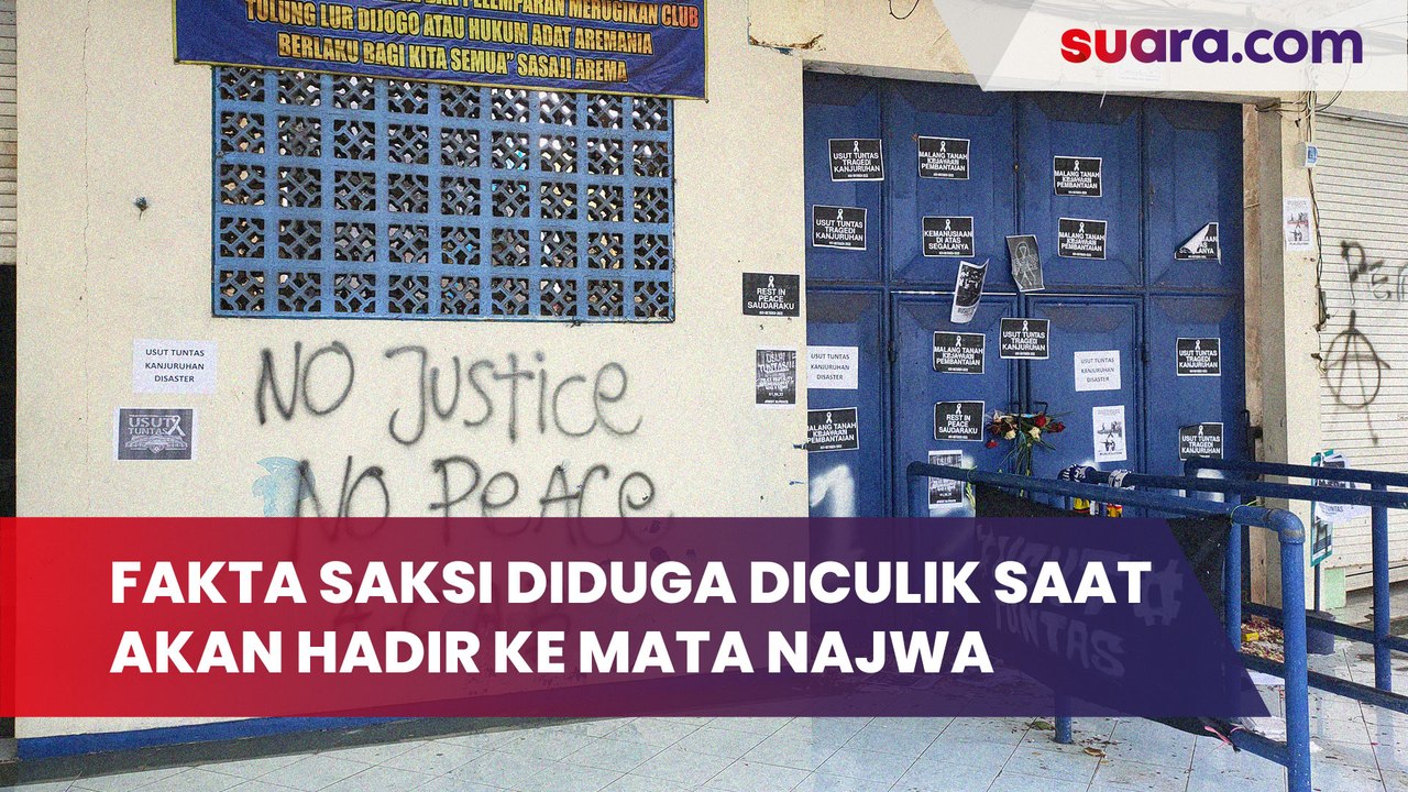 Saksi Tragedi Kanjuruhan Diduga Diculik Intel Saat Akan Hadiri Undangan Mata Najwa, Begini Faktanya
