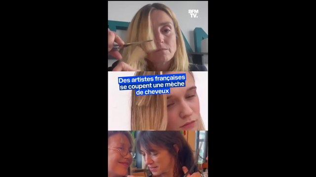 Des artistes françaises se coupent les cheveux en solidarité avec les femme iraniennes