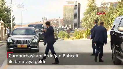 Cumhurbaşkanı Erdoğan, Bahçeli'yi ziyaret etti