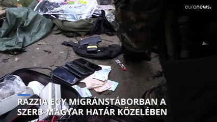 Razzia volt egy migránstáborban a szerb-magyar határ közelében