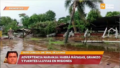 Alerta por máxima inestabilidad entre hoy a la noche y la madrugada del jueves